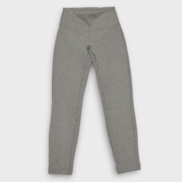 Lululemon Wunder Lounge Pant 28" Heathered Core Medium Grey Size 4 - Picture 1 of 7